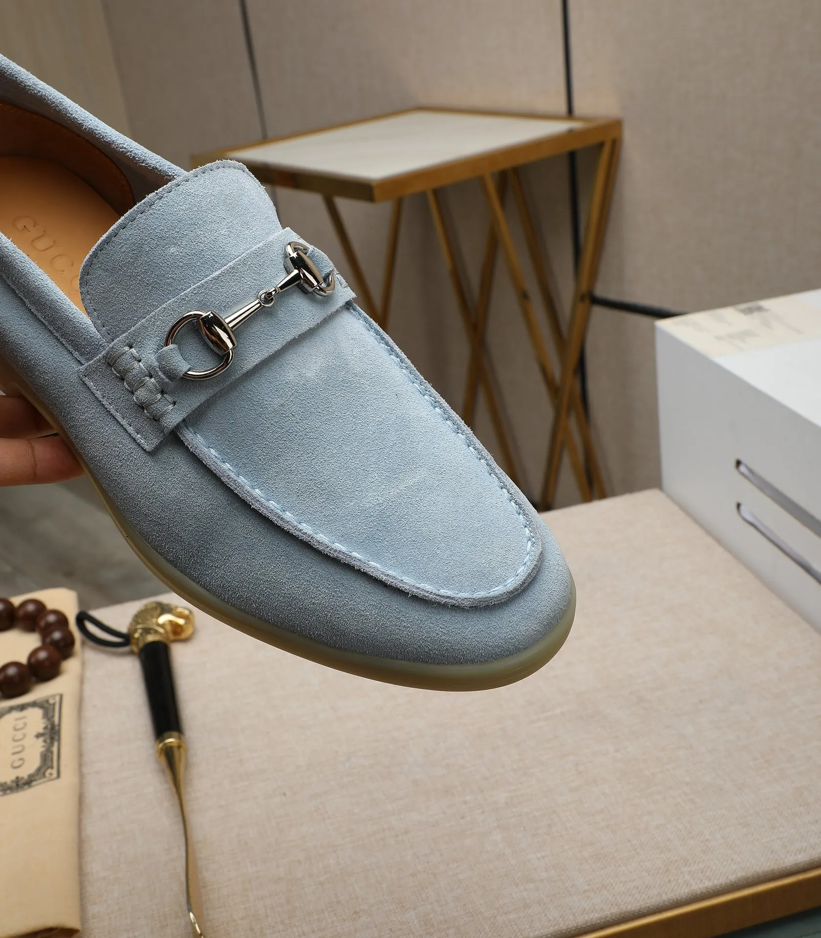 Men's shoes 💰520 📛📛Original (water-dyed cow lining) GUCCI official website formal shoes🌀 Italian 🇮🇹Imported cowhide➕Top imported water-dyed cowhide lining💋Finely handmade Original bottom, the real thing looks better when photographed in person Standard size 38-44